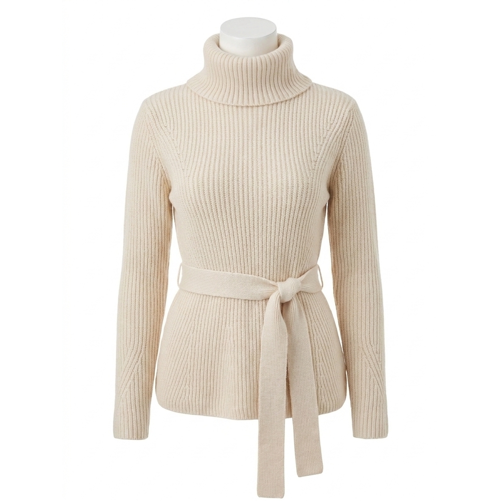 NEW ZIMMERMANN illustration peplum sweater in cream